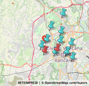 Mappa Via Francesco Maria Greco, 00168 Roma RM, Italia (3.38231)