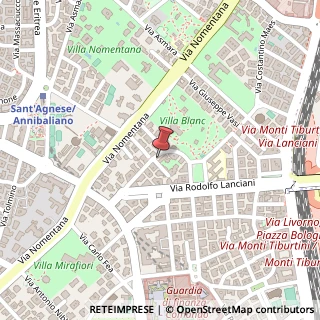 Mappa Via Ridolfino Venuti, 81, 00162 Roma, Roma (Lazio)