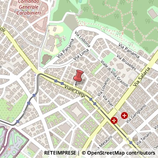 Mappa Via Lutezia, 2, 00198 Roma, Roma (Lazio)