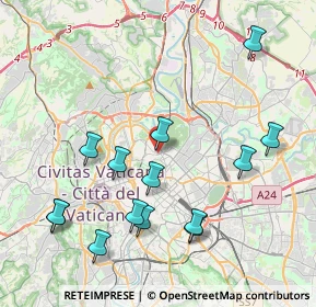 Mappa Via Francesco Siacci, 00197 Roma RM, Italia (4.65786)