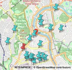 Mappa Via Francesco Rismondo, 00195 Roma RM, Italia (1.2455)