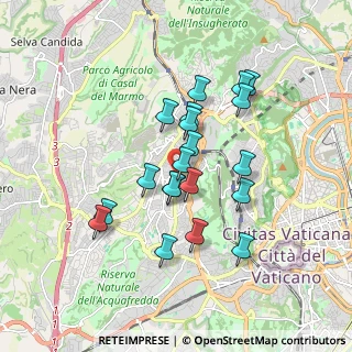 Mappa Via Stefano Borgia, 00168 Roma RM, Italia (1.5885)