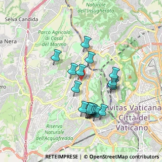 Mappa Via Stefano Borgia, 00168 Roma RM, Italia (1.70222)