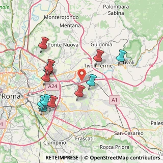 Mappa Via di Lunghezza, 00132 Roma RM, Italia (8.32417)