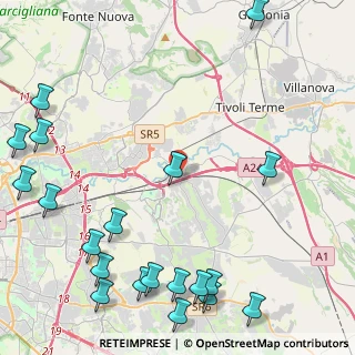 Mappa Via di Lunghezza, 00132 Roma RM, Italia (6.782)