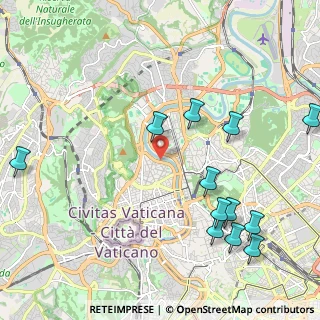 Mappa Lungotevere della Vittoria, 00195 Roma RM, Italia (2.70417)