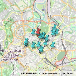 Mappa Via Lima, 00198 Roma RM, Italia (1.3045)