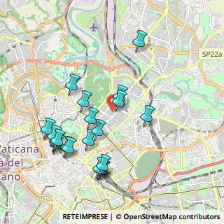 Mappa Via Topino, 00199 Roma RM, Italia (2.164)
