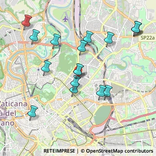 Mappa Via Topino, 00199 Roma RM, Italia (2.31353)