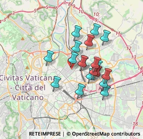 Mappa Via di S. Costanza, 00100 Roma RM, Italia (2.89368)