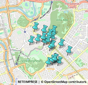 Mappa Viale Gioacchino Rossini, 00197 Roma RM, Italia (0.6695)