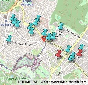 Mappa Viale Gioacchino Rossini, 00197 Roma RM, Italia (0.5335)