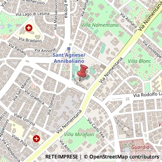 Mappa Via di S. Costanza, 53, 00198 Roma, Roma (Lazio)