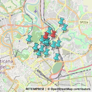 Mappa Libera Università Internazionale degli Studi Sociali Guido Carli, 00198 Roma RM, Italia (1.09167)