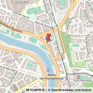 Mappa Via Pietro da Cortona, 28, 00196 Roma, Roma (Lazio)