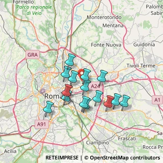 Mappa Via degli Erbaggi, 00158 Roma RM, Italia (6.182)