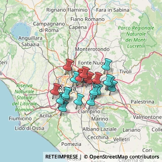 Mappa Via degli Erbaggi, 00158 Roma RM, Italia (10.045)
