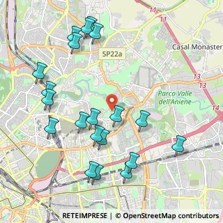 Mappa Via delle Messi D'Oro, 00158 Roma RM, Italia (2.494)