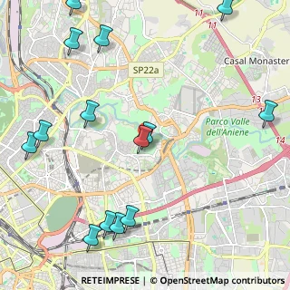 Mappa Via delle Messi D'Oro, 00158 Roma RM, Italia (3.04429)
