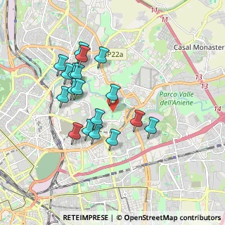 Mappa Via delle Messi D'Oro, 00158 Roma RM, Italia (1.77556)