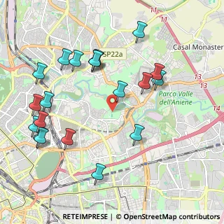 Mappa Via delle Messi D'Oro, 00158 Roma RM, Italia (2.4405)