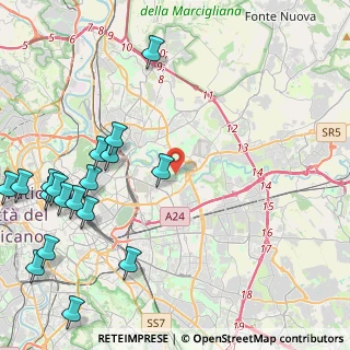 Mappa Via degli Erbaggi, 00158 Roma RM, Italia (6.25944)