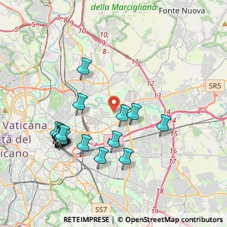 Mappa Via degli Erbaggi, 00158 Roma RM, Italia (4.453)