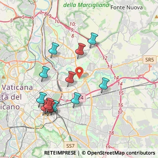 Mappa Via delle Messi D'Oro, 00158 Roma RM, Italia (4.31846)