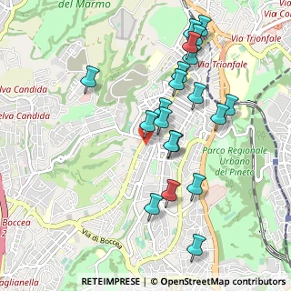 Mappa Via Antonio Corseto, 00168 Roma RM, Italia (1.0535)