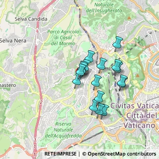 Mappa Via Antonio Corseto, 00168 Roma RM, Italia (1.45765)