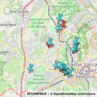 Mappa Via Antonio Corseto, 00168 Roma RM, Italia (2.36813)
