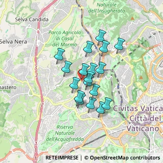 Mappa Via Antonio Corseto, 00168 Roma RM, Italia (1.34944)