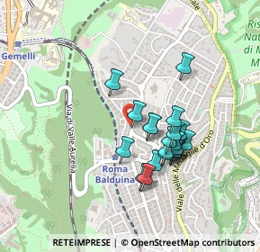 Mappa Via Athos Ammannato, 00136 Roma RM, Italia (0.3775)