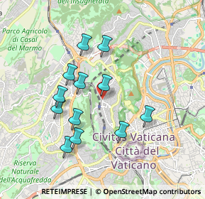 Mappa Via Athos Ammannato, 00136 Roma RM, Italia (1.76)