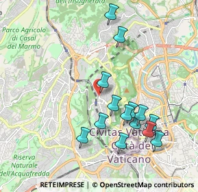 Mappa Via Athos Ammannato, 00136 Roma RM, Italia (2.04929)