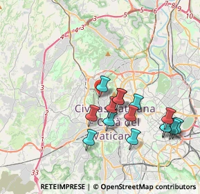 Mappa Via Athos Ammannato, 00136 Roma RM, Italia (3.944)