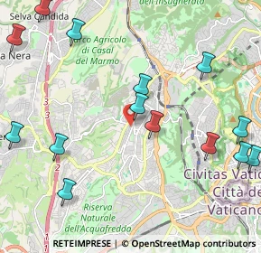 Mappa Via Giovanni D'Andrea, 00168 Roma RM, Italia (2.83857)