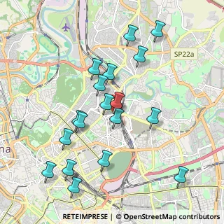 Mappa Piazza Giovanni Winckelmann, 00162 Roma RM, Italia (2.125)