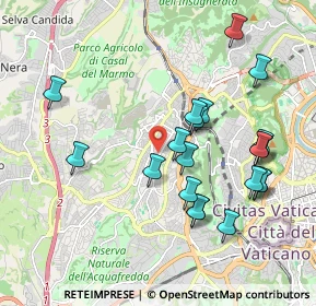 Mappa Via Lorenzo Litta, 00168 Roma RM, Italia (2.0925)