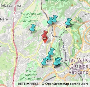 Mappa Via Lorenzo Litta, 00168 Roma RM, Italia (1.8975)