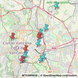 Mappa Via di S. Costanza, 00183 Roma RM, Italia (4.55917)