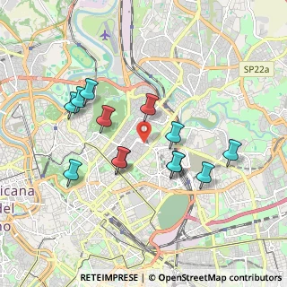 Mappa Via di S. Costanza, 00183 Roma RM, Italia (1.79385)