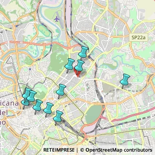 Mappa Via di S. Costanza, 00183 Roma RM, Italia (2.37273)
