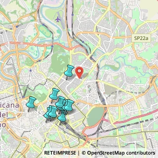 Mappa Via di S. Costanza, 00183 Roma RM, Italia (2.4825)