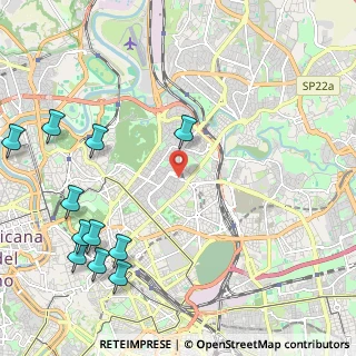 Mappa Via di S. Costanza, 00183 Roma RM, Italia (3.04727)