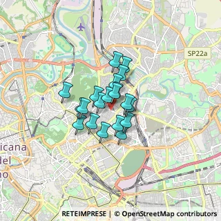 Mappa Via di S. Costanza, 00183 Roma RM, Italia (1.044)