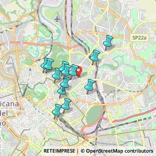 Mappa Via di S. Costanza, 00183 Roma RM, Italia (1.53)