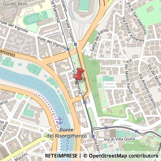 Mappa Via Flaminia, 203, 00196 Roma, Roma (Lazio)