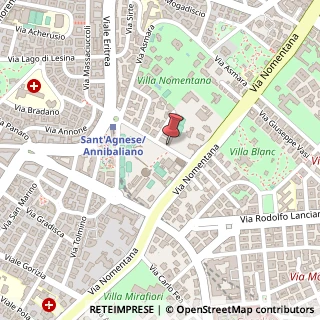 Mappa Via di Sant'Agnese, 2/d, 00162 Roma, Roma (Lazio)