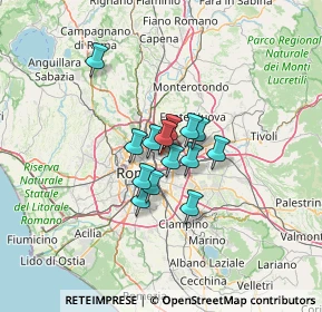 Mappa Via di Pietralata, 00158 Roma RM, Italia (8.23857)